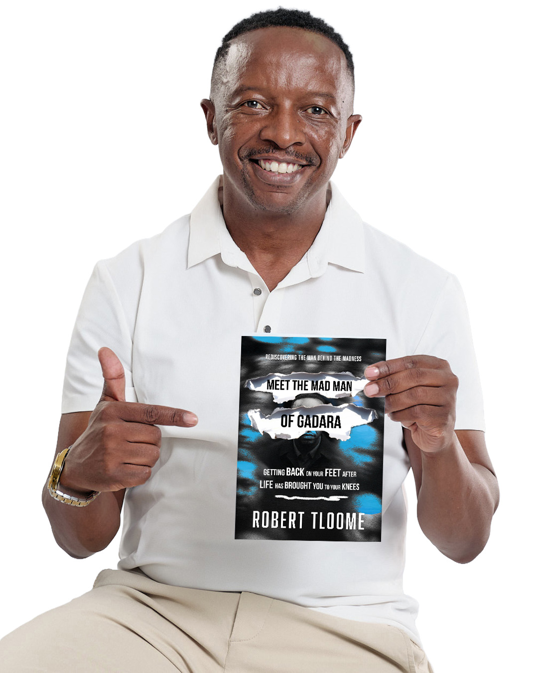 Robert with his new book